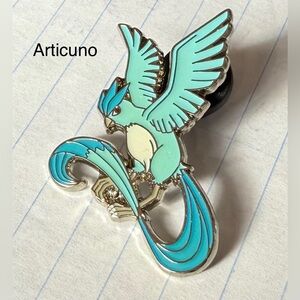 Pokémon Articuno Blue and Silver Bird Pin